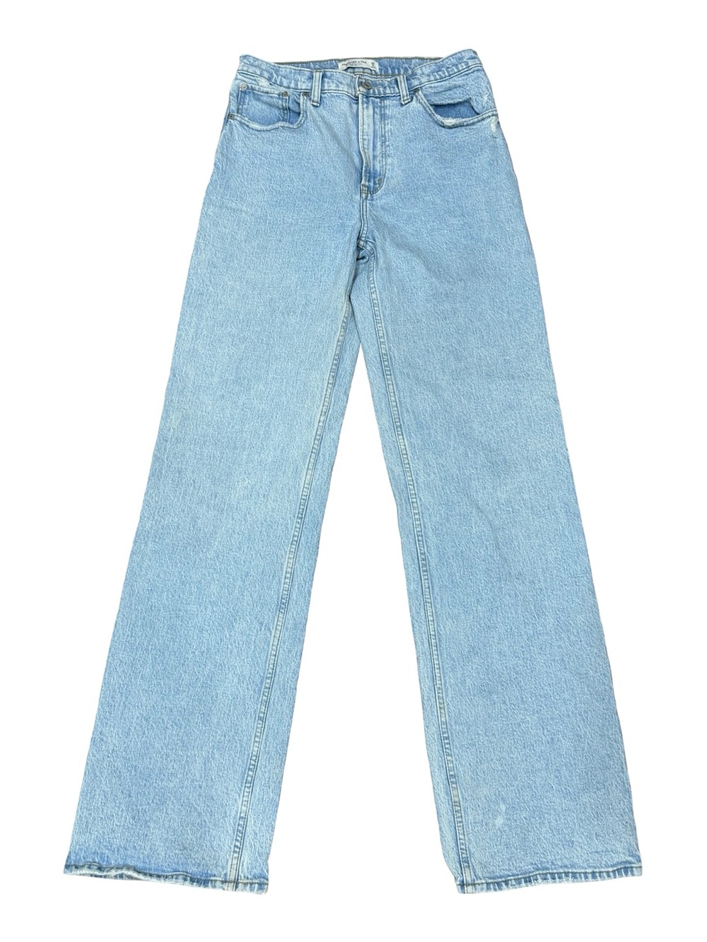๐ Abercrombieโ & Fitch The '90s Relaxed Jean High Rise Light Wash Size 29 XL - Picture 5 of 11